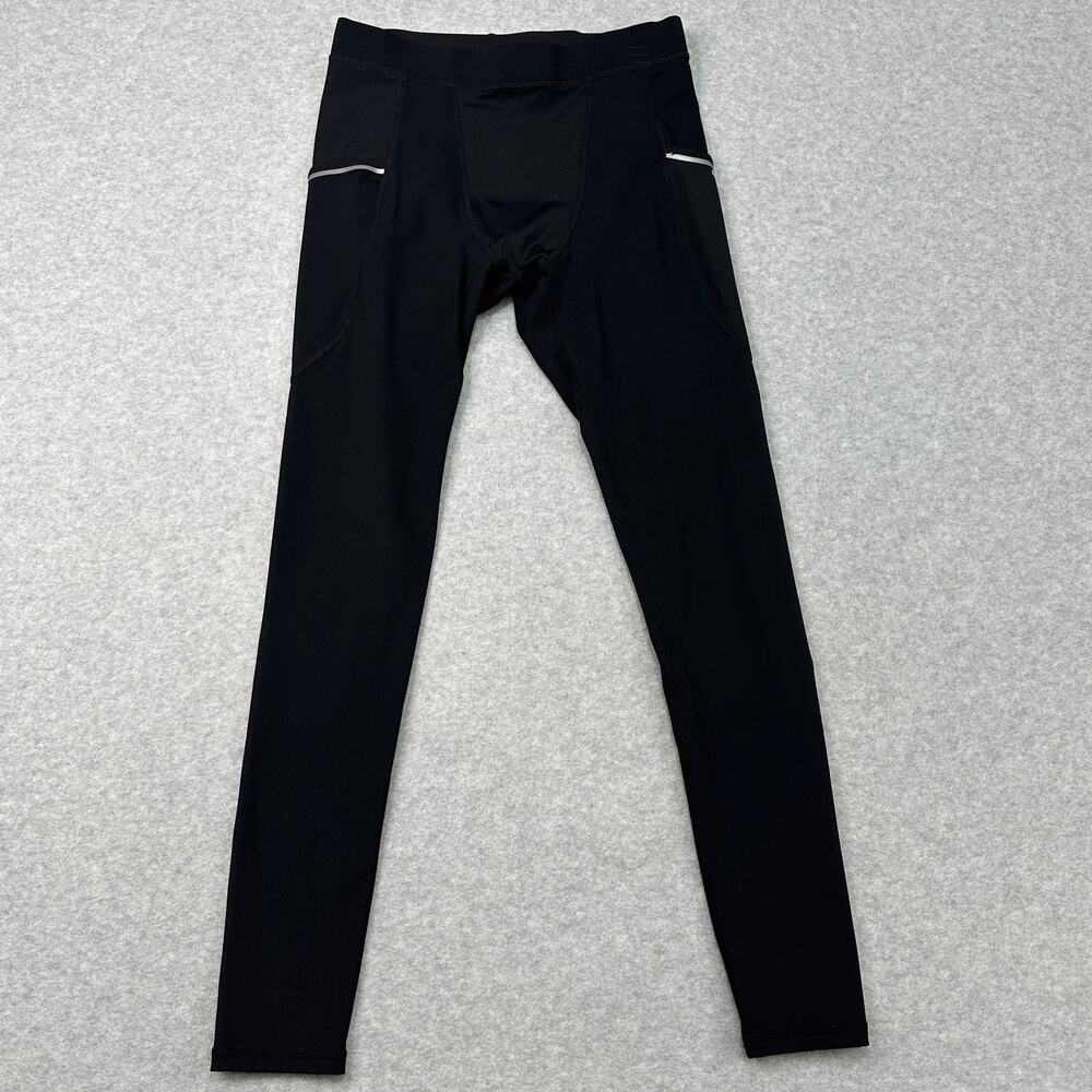 Willit Base Layer Pants Mens S Black Pull On Quick Dry Compression Yoga Legging